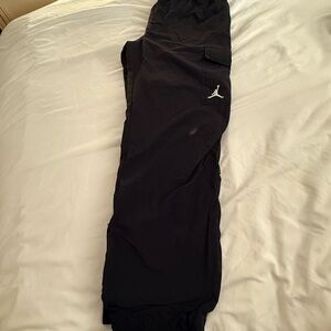 Jordan Youth Black Woven Double Cargo Pants